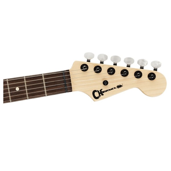 Charvel Jake E Lee Signature Pro-Mod San-Dimas Style 1 HSS HT RW, Blue Burst - headstock