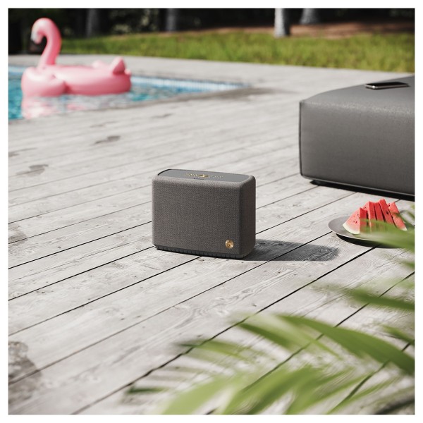 Audio Pro A15 W Wireless Multiroom Speaker, Dark Grey - lifestyle 