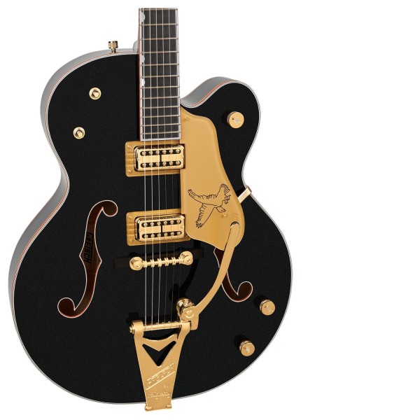 Gretsch G6136TG-58 Limited Edition 1958 Custom Falcon with Bigsby, Emerald Night - hardware