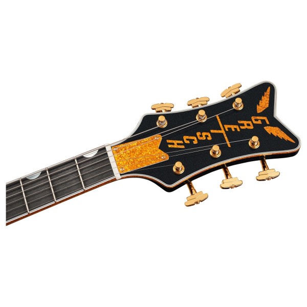 Gretsch G6136TG-58 Limited Edition 1958 Custom Falcon with Bigsby, Emerald Night - headstock