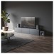 Audio Pro A28 W Active Wireless Bookshelf Speakers, Black - lifestyle 
