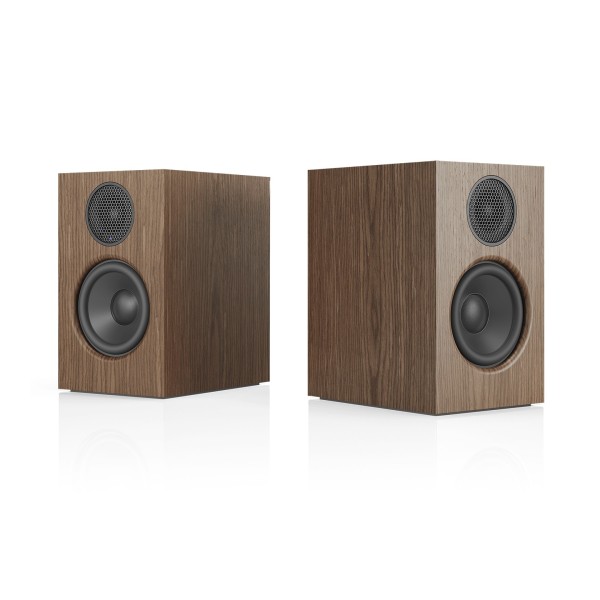 Audio Pro A28 W Active Wireless Bookshelf Speakers, Walnut - main 