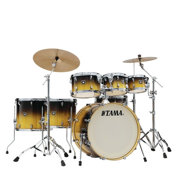 Tama Superstar Classic 22" 7pc Shell Pack, Gloss Lacebark Pine Fade