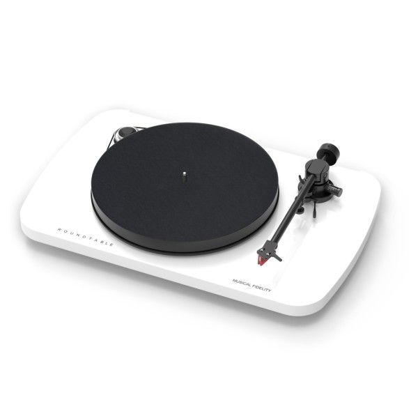 Musical Fidelity Roundtable Record Player, White - main 