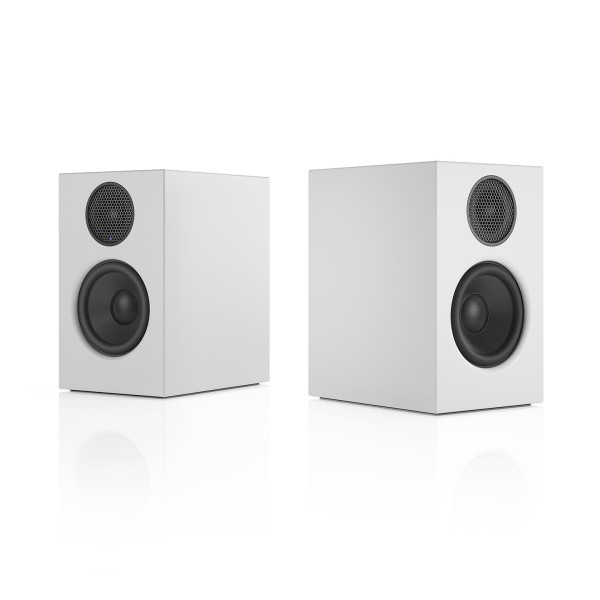 Audio Pro A28 W Active Wireless Bookshelf Speakers, White - main 