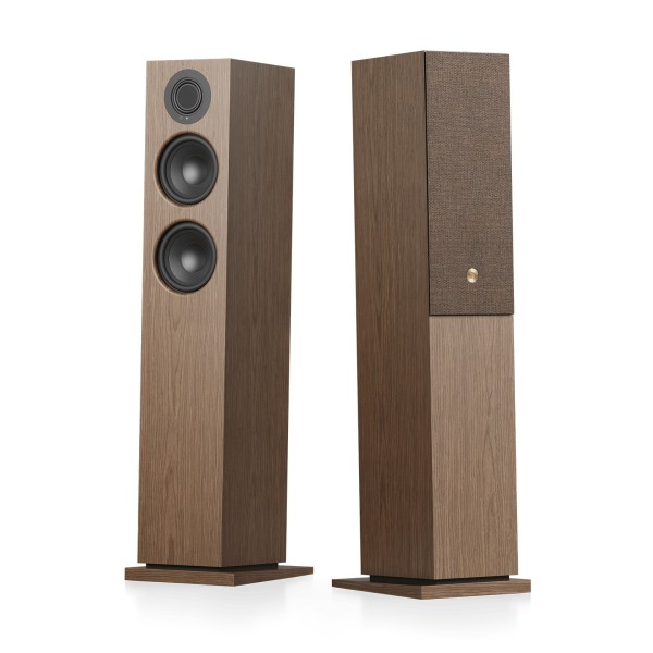 Audio Pro A48 W Active Wireless Floorstanding Speakers (Pair), Walnut - main 
