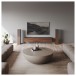 Audio Pro A48 W Active Wireless Floorstanding Speakers (Pair), Walnut - lifestyle 
