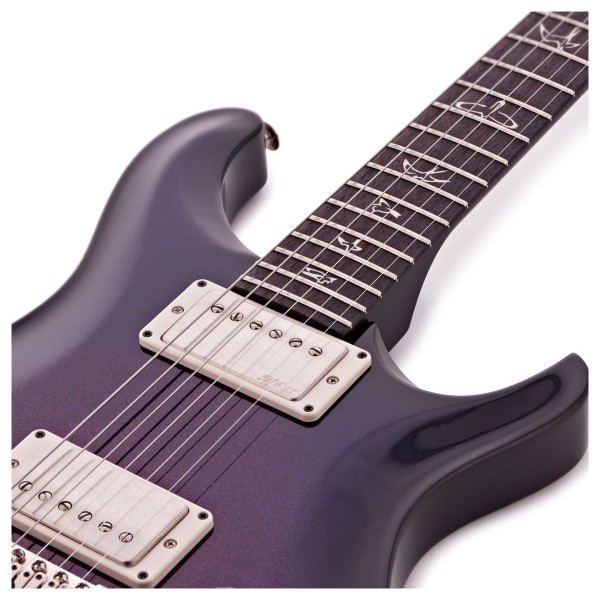 PRS CE22 Blackout Neck, Sprayer's Choice Metallic Purple Flake #0415303 - upper frets