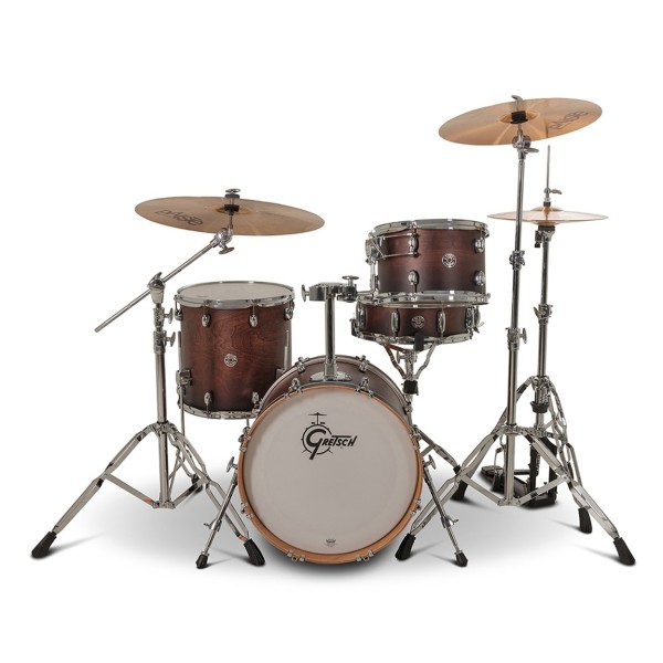 Gretsch Catalina Club 18'' Shell Pack With Snare, Satin Antique Fade