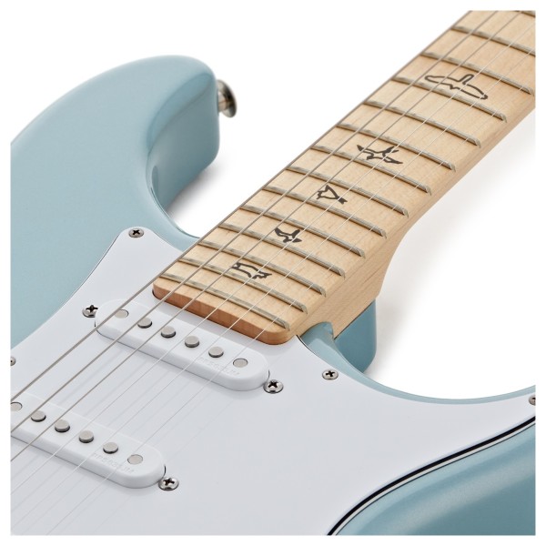 PRS John Mayer Silver Sky MN, Polar Blue #0346195 - upper frets