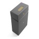 Audio Pro Drumfire II W Wireless Speaker, Grey - Angled