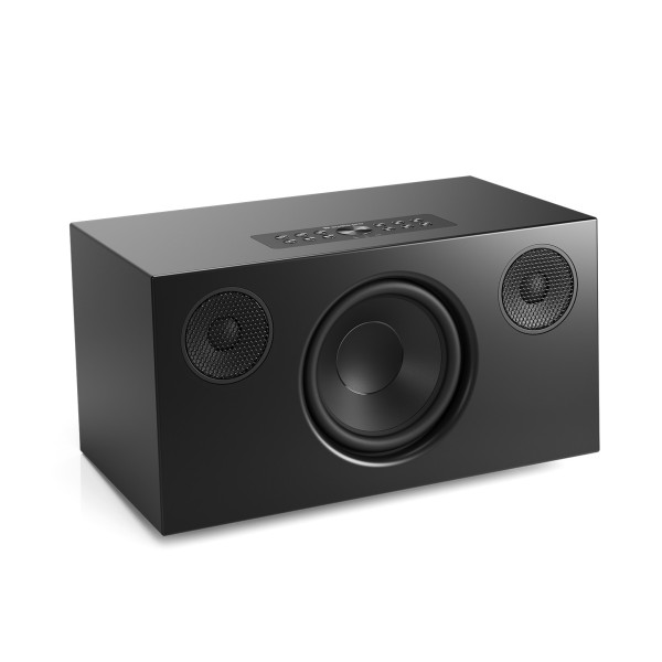 Audio Pro C10 MkII W Compact Wireless Multiroom Speaker, Black - no grille 