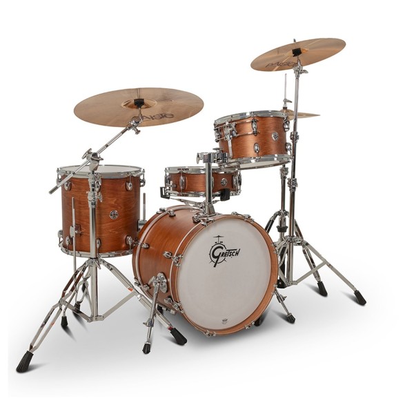 Gretsch Catalina Club 18'' Shell Pack With Snare, Satin Walnut Glaze