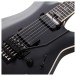 Schecter C-1 FR S SLS Evil Twin, Satin Black Close up