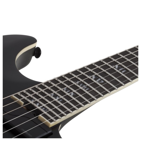 Schecter C-1 FR S SLS Evil Twin, Satin Black Neck