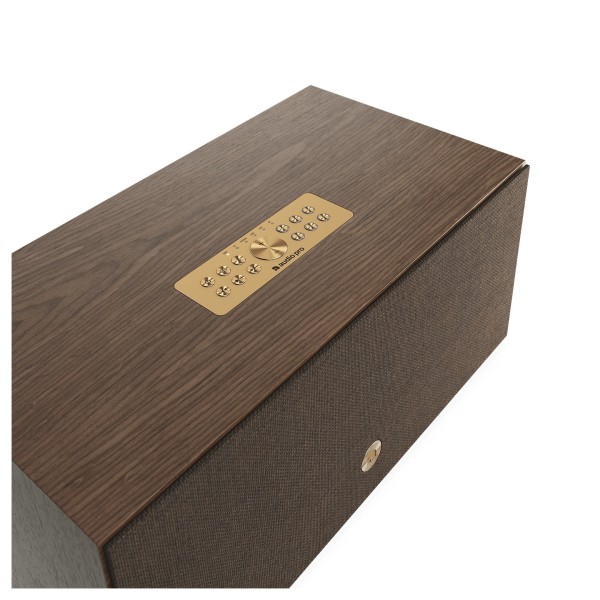 Audio Pro C20 W Compact Wireless Multiroom Speaker, Walnut top 