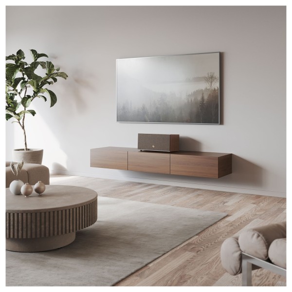 Audio Pro C20 W Compact Wireless Multiroom Speaker, Walnut lifestyle 2