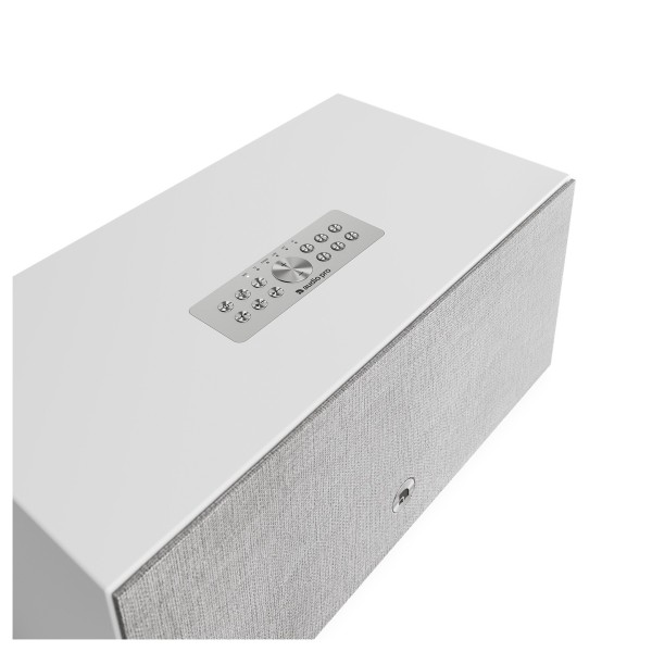 Audio Pro C20 W Compact Wireless Multiroom Speaker, White top