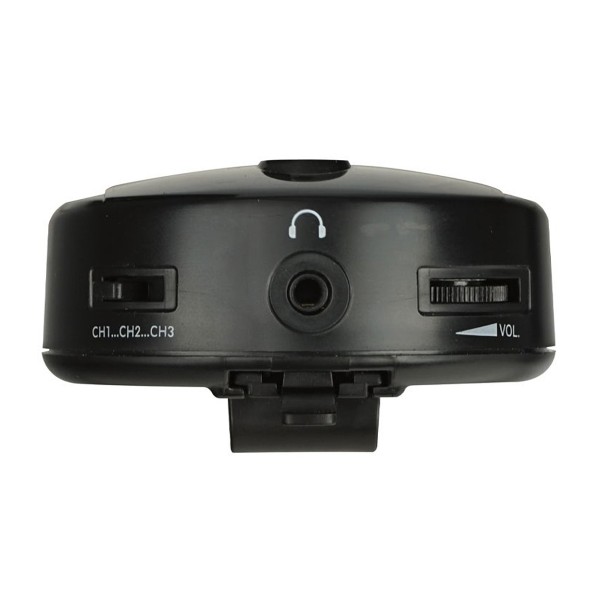 W Audio SDPRORX 3-Channel Silent Disco Beltpack Receiver - Top