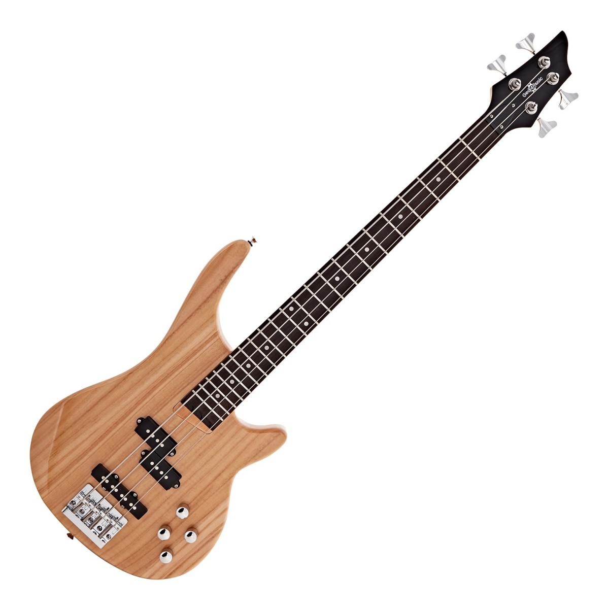 Click to view product details and reviews for 3 4 Chicago Bass Guitar By Gear4music Natural.