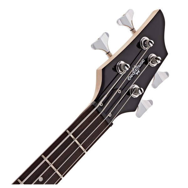 Chicago Bass Guitar by Gear4music, White