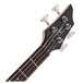 Chicago Bass Guitar by Gear4music, White