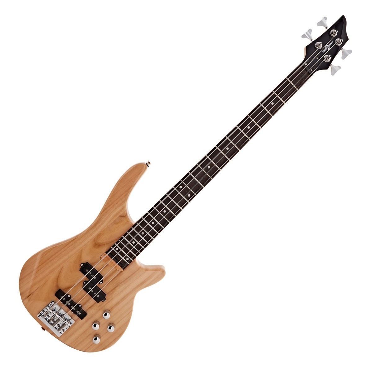 Click to view product details and reviews for Chicago Bass Guitar By Gear4music Natural.