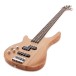 Chicago Left Handed Bass Guitar by Gear4music, Natural