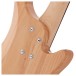 Chicago Left Handed Bass Guitar by Gear4music, Natural