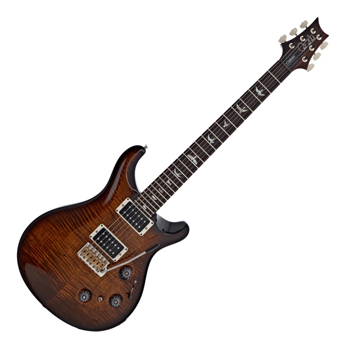 Expensive Prs PRS Custom 24 Piezo, Black Gold Burst #0410525 | Gear4music