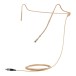 Sennheiser HS 2 Omnidirectional Condenser Neckworn Microphone with 3-Pin Connector, Beige