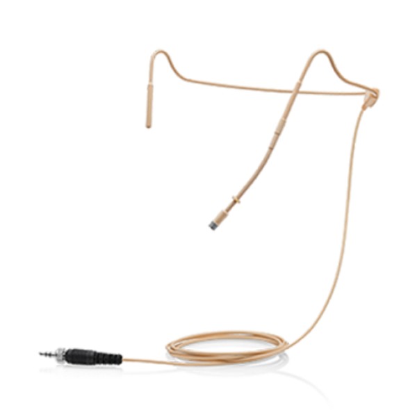 Sennheiser HS 2 Omnidirectional Condenser Neckworn Microphone with 3.5mm Connector, Beige