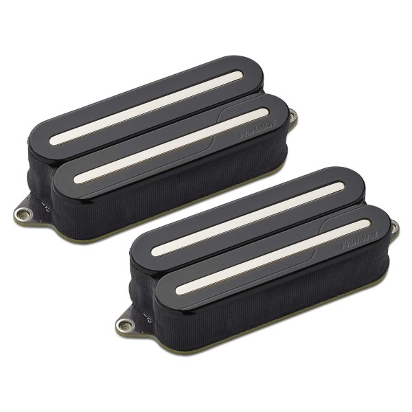 Fishman Fluence Open Core 7-String Humbucker Set, Black with Nickel Blades