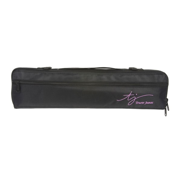 Trevor James Privilege Flute, Shaped Silver Lip Plate, Open Hole Bag