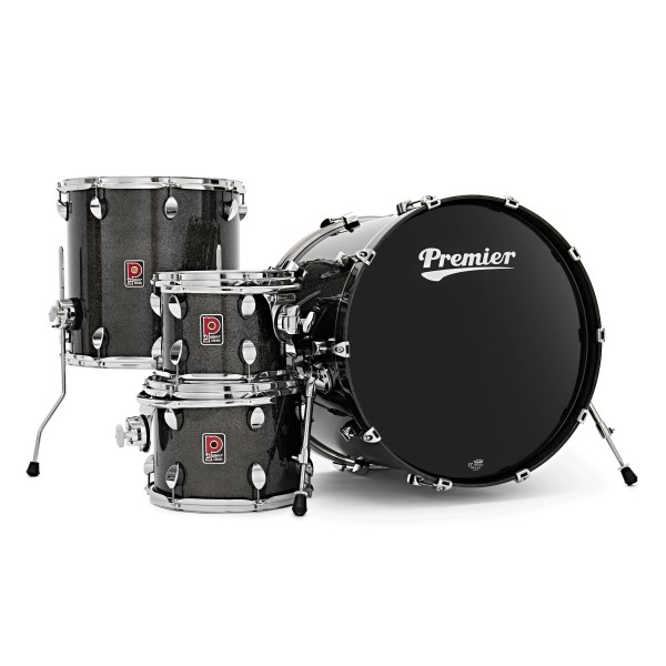 Premier Elite 22" 4pc Shell Pack, Gunmetal Sparkle