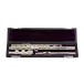 Trevor James Privilege Flute, Traditional Silver Lip Plate, Open Hole Case