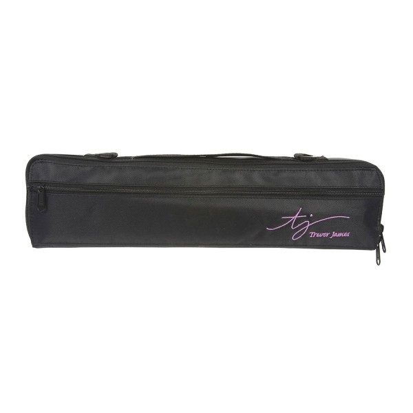 Trevor James Privilege Flute, Traditional Silver Lip Plate, Open Hole Bag