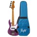 Flight Mini JB Bass, Purple Limited Edition - bass and gig bag
