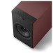 KEF Coda W Bookshelf Speakers (Pair), Vintage Burgundy - angle lifestyle 