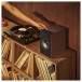 KEF Coda W Bookshelf Speakers (Pair), Vintage Burgundy - lifestyle 1 