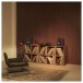 KEF Coda W Bookshelf Speakers (Pair), Vintage Burgundy lifestyle 3