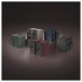KEF Coda W Bookshelf Speakers (Pair), Vintage Burgundy lifestyle 8