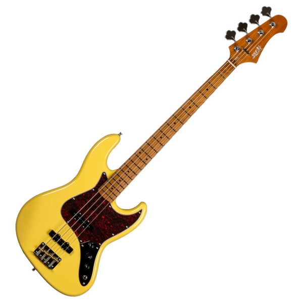 JET Guitars JJB-300 Bass, Vintage Yellow
