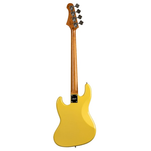 JET Guitars JJB-300 Bass, Vintage Yellow - back