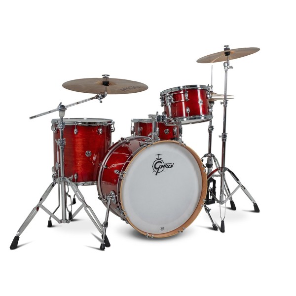 Gretsch Catalina Club 22'' Shell Pack With Snare, Gloss Crimson Burst