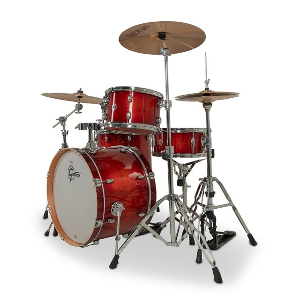 Gretsch Catalina Club 22'' Shell Pack With Snare, Gloss Crimson Burst