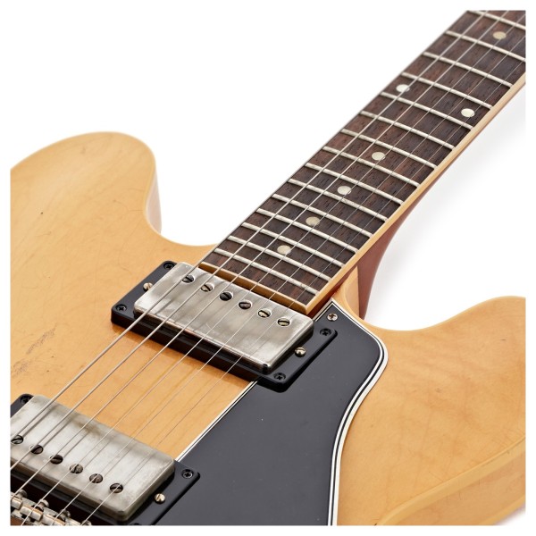 Gibson Custom 1959 ES-335 Reissue Ultra Heavy Aged, Vintage Natural #A940375 - upper frets