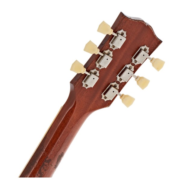 Gibson Custom 1959 ES-335 Reissue Ultra Heavy Aged, Vintage Natural #A940375 - back of headstock