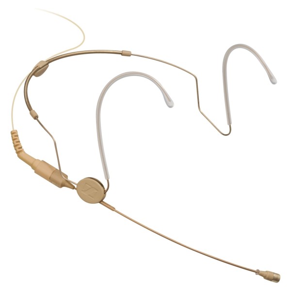 Sennheiser HSP 2 Omnidirectional Condenser Neckband Microphone with 3.5mm Connector, Beige