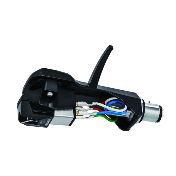 Audio Technica AT-VM95EBK/H Elliptical Stereo Cartridge on AT-HS6 Headshell - under 
